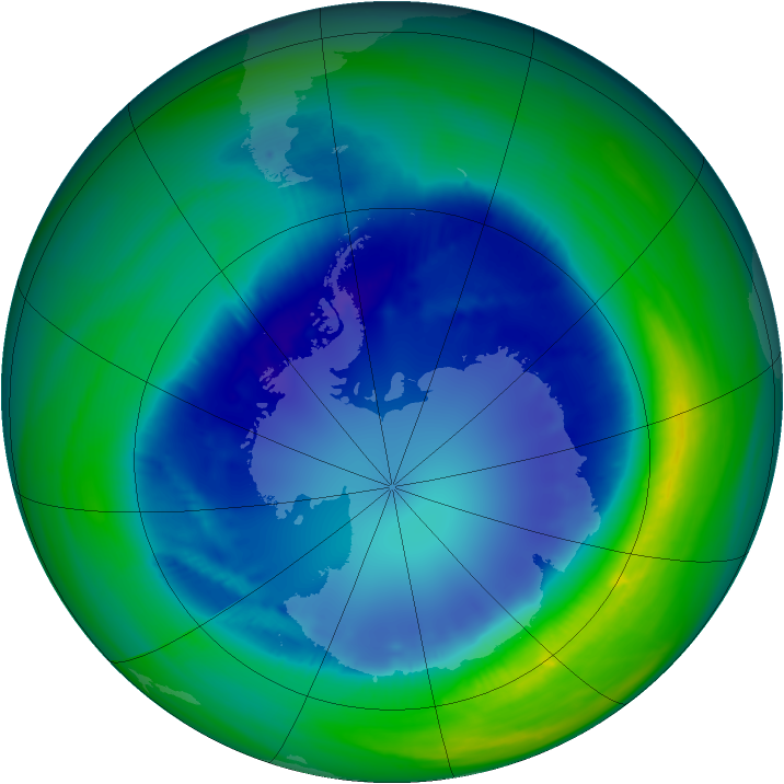 Ozone Map 2007-08-24